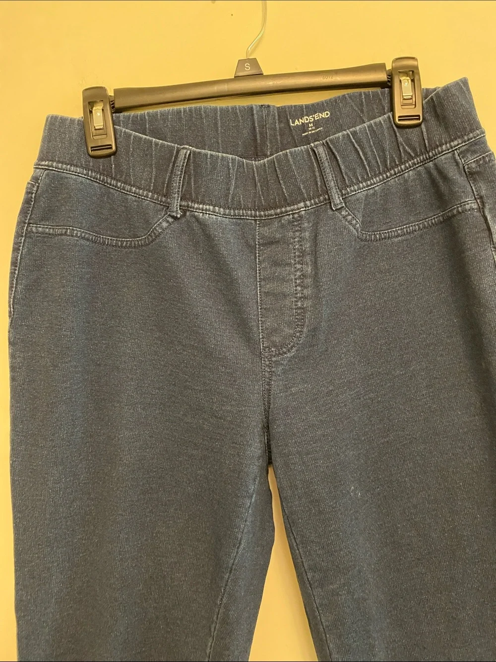 Lands' End Dark Blue Pull-On  Pants - Picture 5 of 8